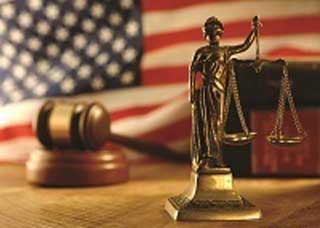 Jpg of Lady Justice with a gavel