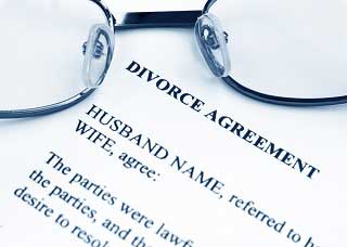 Image of a divorce agreement