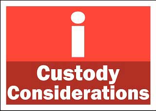 Custody Considerations