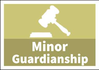 Gavel over the words Minor Guardianship